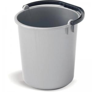 Addis Large 9L Bucket Contrast Handle Metallic Grey NWT3660P