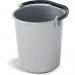 Addis Large 9L Bucket Contrast Handle Metallic Grey - PACK (6) NWT3660P