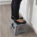 Addis Grey Folding Step Stool - PACK (6) NWT3666P