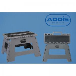 Addis Folding Step Stool Grey 23cm High NWT3666P