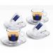 Lavazza Trasparenza Glass Espresso Set Pack 2s NWT3682