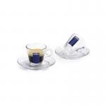 Lavazza Trasparenza Espresso Cup & Saucer Set (2 Pack) NWT3682