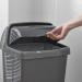 Addis Metallic Grey Roll Top Bin 50 Litre NWT3695