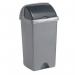 Addis Metallic Grey Roll Top Bin 50 Litre - PACK (3) NWT3695P