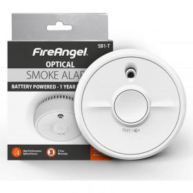 Fireangel SB1-R Optical Smoke Detector including 9V Battery NWT3696