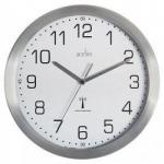 Acctim Supervisor Wall Clock Chrome NWT3701