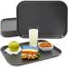 Fixtures Black Plastic Fast Food Serving Tray 34cm x 26cm NWT3714