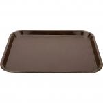 Fixtures Brown Plastic Fast Food Serving Tray 34cm x 26cm NWT3715