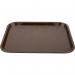 Fixtures Brown Plastic Fast Food Serving Tray 34cm x 26cm NWT3715