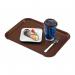 Fixtures Brown Plastic Fast Food Serving Tray 34cm x 26cm NWT3715