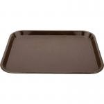 Fixtures Brown Plastic Fast Food Serving Tray 34cm x 26cm NWT3715