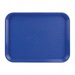 Fixtures Blue Plastic Fast Food Serving Tray 34cm x 26cm NWT3716