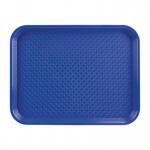 Fixtures Blue Plastic Fast Food Serving Tray 34cm x 26cm NWT3716