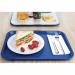 Fixtures Blue Plastic Fast Food Serving Tray 34cm x 26cm NWT3716