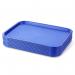Fixtures Blue Plastic Fast Food Serving Tray 34cm x 26cm NWT3716