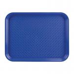 Fixtures Blue Plastic Fast Food Serving Tray 34cm x 26cm NWT3716