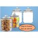 Fixtures LARGE 4L Glass Jar & Airtight lid NWT3723