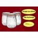 Fixtures Cliptop Glass Preserving Jar 800ml NWT3726