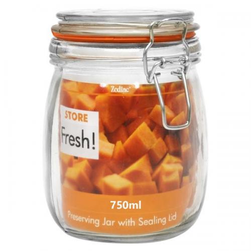 Cheap Stationery Supply of Store Fresh Cliptop Glass Preserving Jar 800ml NWT3726 Office Statationery