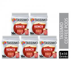 Tassimo Kenco Americano Grande 16 Pods - PACK (5) NWT374P