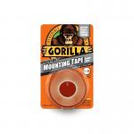 Gorilla 1.5 M Heavy Duty Double Sided Mounting Tape Indoor & Outdoor - Clear NWT3754