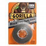 Gorilla Heavy Duty Black Mounting Tape 1.5m NWT3755