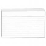 Concord 6x4inch White Ruled Record Card Pack 100s NWT3791