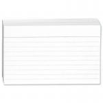 Concord 8x5inch White Ruled Record Card Pack 100s NWT3792