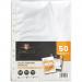 Concord Punched Pockets by Pukka A4 Clear Pack 50s NWT3793