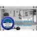 Masterplug Four Socket Cassette Reel Extension Lead, 5M, Blue NWT3806