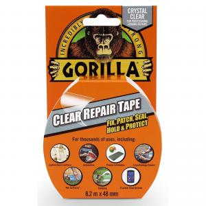 Gorilla Clear Repair Tape 8.2m - PACK 6 NWT3832P