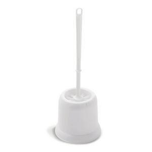 Image of Fixtures White Open Toilet Brush Set NWT3840