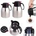 Fixtures Push Button Vacuum Jug 1.5 Litre Silver & Black NWT3841