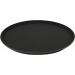 Fixtures 35.5cm14inch Black Plastic Round Tray NWT3848