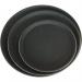 Fixtures 35.5cm14inch Black Plastic Round Tray NWT3848