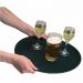 Fixtures 35.5cm14inch Black Plastic Round Tray NWT3848