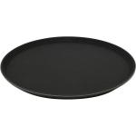 Fixtures 35.5cm/14inch Black Plastic Round Tray NWT3848