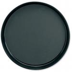 Fixtures 40.5cm16inch Black Plastic Round Tray NWT3849