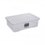 Wham Crystal Clear Plastic Storage Box UBed 32 Litre NWT3852