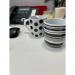 Fixtures 12oz Black & White SPOTTY & STRIPED Pattern Mugs NWT3862