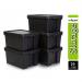 Wham Bam Black Recycled Storage Box 16 Litre NWT3869