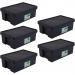 Wham Bam Black Recycled Storage Box 36 Litre - PACK (120) NWT3871P