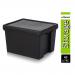 Wham Bam Black Recycled Storage Box 45 Litre NWT3872