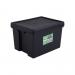 Wham Bam Black Recycled Storage Box 45 Litre NWT3872