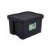 Wham Bam Black Recycled Storage Box 45 Litre NWT3872