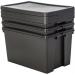 Wham Bam Black Recycled Storage Box 62 Litre NWT3873