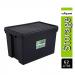 Wham Bam Black Recycled Storage Box 62 Litre - PACK (100) NWT3873P