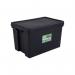 Wham Bam Black Recycled Storage Box 62 Litre - PACK (100) NWT3873P