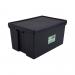 Wham Bam Black Recycled Storage Box 96 Litre NWT3875