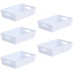 Wham White Rectangular Studio Basket 4.01 2 Litre NWT3879